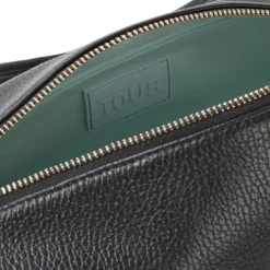 Medium black leather Duffel bag TOUS Miranda