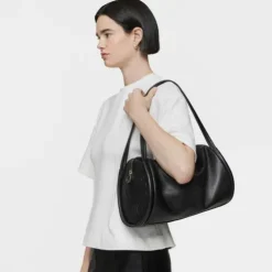 Medium black leather Duffel bag TOUS Miranda