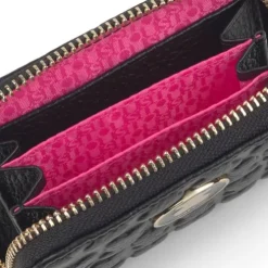 Medium Black Leather Sherton Change purse