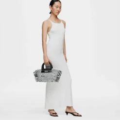 Medium black raffia Tote bag TOUS Dora