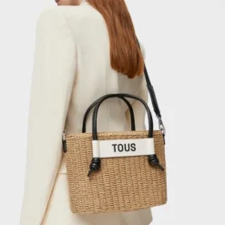 Medium black Tote bag Scoubidou