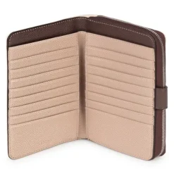 Medium brown and beige New Dubai Wallet