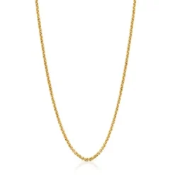 Medium Chain with 18kt gold plating over silver and balls measuring 50 cm TOUS Chain