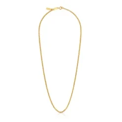 Medium Chain with 18kt gold plating over silver and balls measuring 50 cm TOUS Chain
