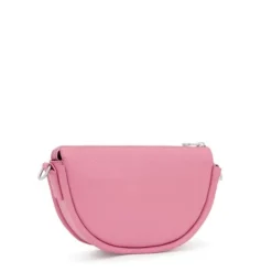 Medium dark pink leather Crossbody bag TOUS Miranda