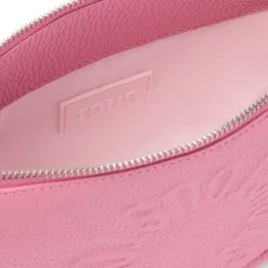 Medium dark pink leather Crossbody bag TOUS Miranda