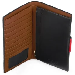 Medium Flat Kaos Icon Wallet in Multi Beige - Red