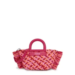 Medium fuchsia raffia Tote bag TOUS Dora