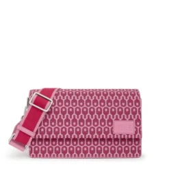 Medium fuchsia-colored Flap Crossbody bag TOUS MANIFESTO Essence