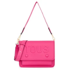 Medium fuchsia-colored TOUS La Rue Audree Crossbody bag
