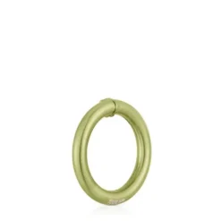 Medium green-colored silver Ring Hold