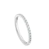 Medium Half eternity ring in white gold with diamonds Les Classiques