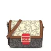 Medium Kaos Icon Multi Beige - Red Shoulder Bag