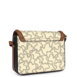 Medium Kaos Icon Multi Beige - Red Shoulder Bag