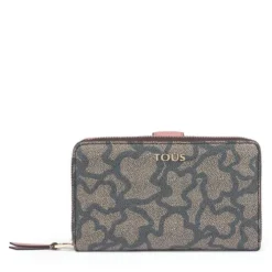 Medium Kaos Icon Wallet in Multi Black - Pink