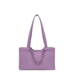 Medium lilac-colored leather Shopping bag TOUS MANIFESTO