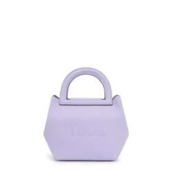 Medium lilac-colored leather Shoulder bag TOUS Dora