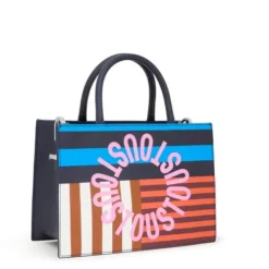 Medium navy blue Amaya Shopping bag TOUS Hanna