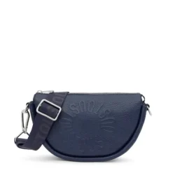 Medium navy blue leather Crossbody bag TOUS Miranda
