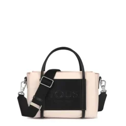 Medium nude colored Empire Soft City bag