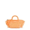 Medium pale orange raffia Tote bag TOUS Dora