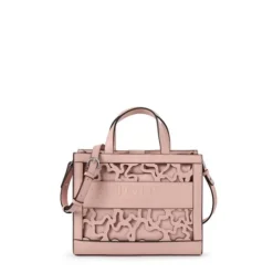 Medium pink Amaya Kaos Shock shopping bag