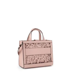 Medium pink Amaya Kaos Shock shopping bag