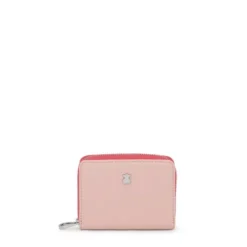 Medium pink and beige New Dubai Change purse