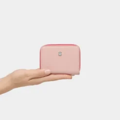 Medium pink and beige New Dubai Change purse
