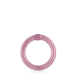 Medium pink-colored silver Ring Hold