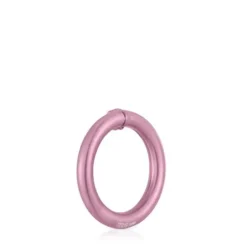 Medium pink-colored silver Ring Hold