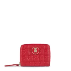 Medium red Leather Sherton Change purse