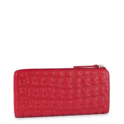 Medium red Leather Sherton Wallet