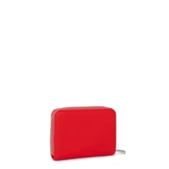 Medium red New Dubai Saffiano Change purse