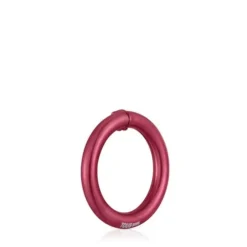Medium red-colored silver Ring Hold