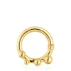 Medium Ring with 18kt gold plating over silver and details Hold