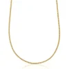 Medium rope Chain with 18kt gold plating over silver measuring 60 cm TOUS Chain