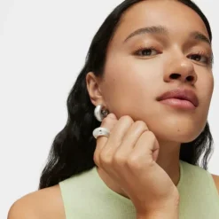 Medium silver Ring Galia Basics