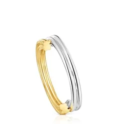 Medium two-tone Ring with bear motifs TOUS 1950