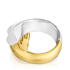 Medium two-tone Ring with bear and heart motifs TOUS 1950