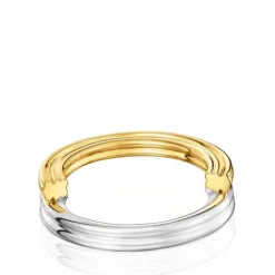 Medium two-tone Ring with bear motifs TOUS 1950