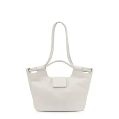 Medium white leather Tote bag TOUS Sun
