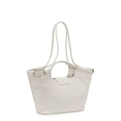 Medium white leather Tote bag TOUS Sun