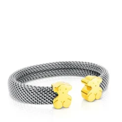 Mesh Gold Bangle