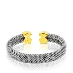 Mesh Gold Bangle