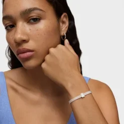 Mesh Silver Bear Bracelet