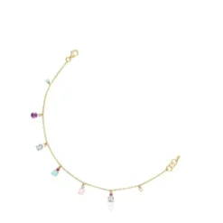 Mini Ivette Bracelet in Gold with Gemstones