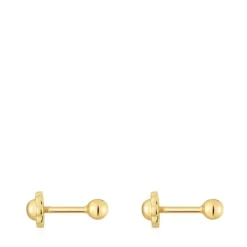 3 mm gold Earrings Basics