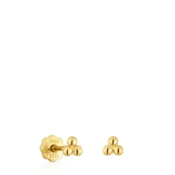 4 mm gold motif Earrings Basics