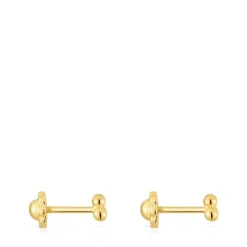 4 mm gold motif Earrings Basics
